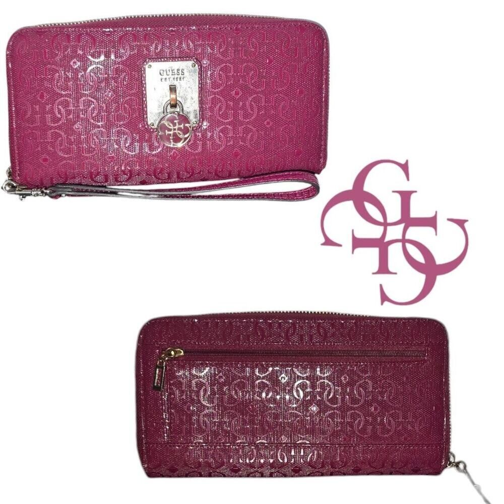Guess Y2K Purse Wallet Bundle Satchel Monogram Handbag Lot Designer Bags - Picture 6 of 12